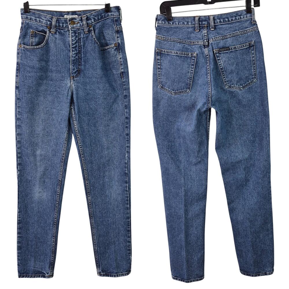 Guess Hi Rise Blue Jeans Georges Marciano Vintage USA Made 8 26 x 30